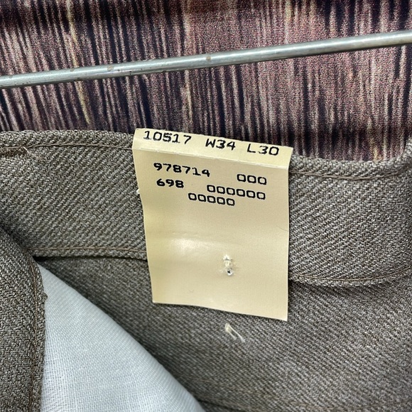 ⭐️NWT Vtg Levi’s Saddleman dress boot jeans SZ 34X30. Made in USA Tan color - Picture 7 of 10